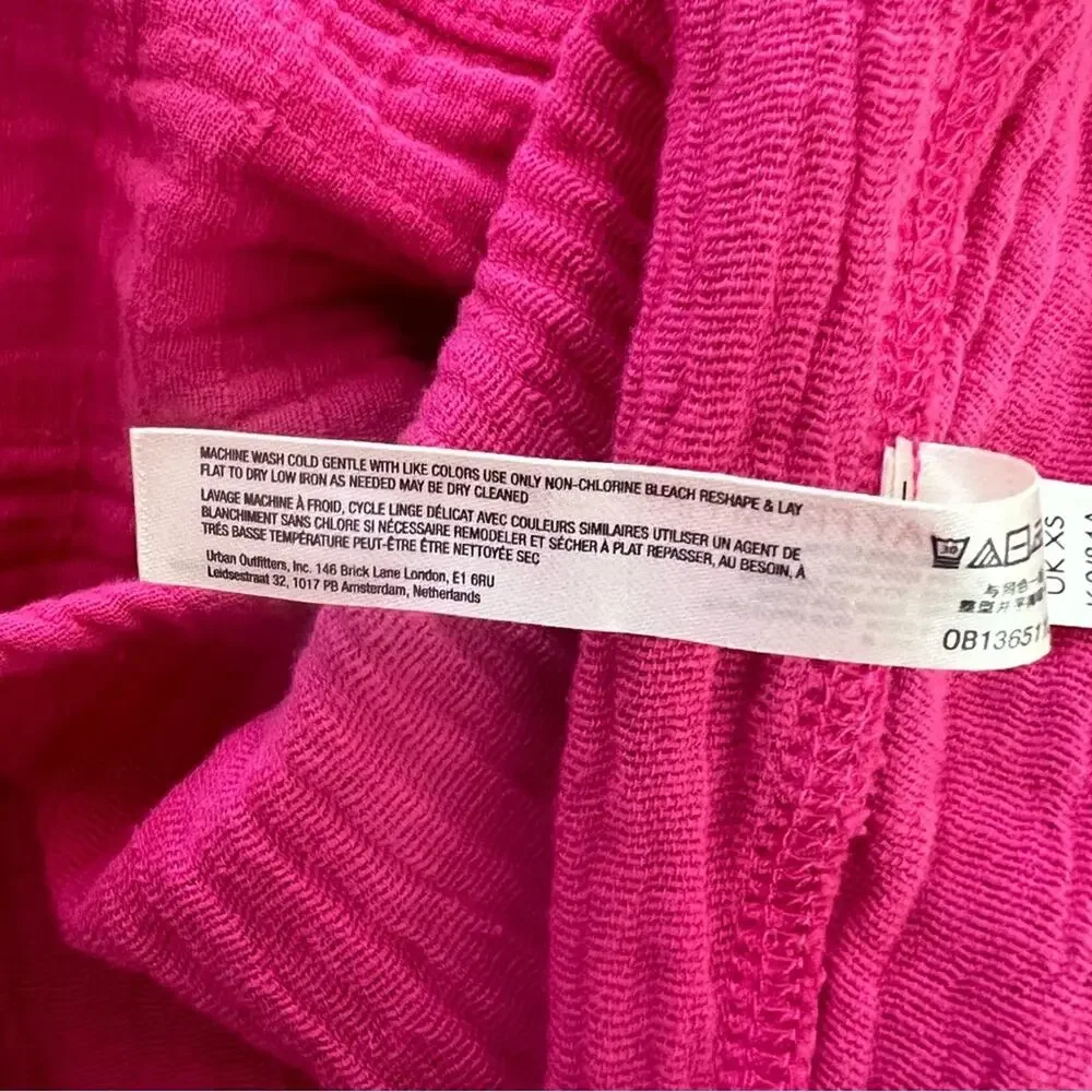 Daily Practice by Anthropologie Everyday Tee Dress XS Raspberry Rose/Hot Pink - Picture 13 of 15